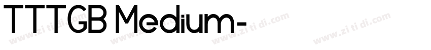 TTTGB Medium字体转换
